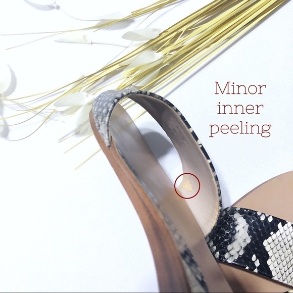 ZARA Snakeskin Print Slides - Picture 6 of 6